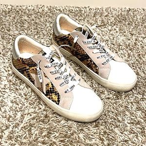 Vintage Havana’s Snake-Print Sneakers Size 9